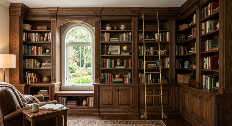 Built In Bookshelves Installation in Annapolis, MD