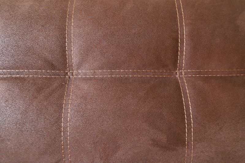 Repaired Leather Couch